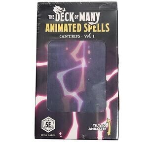 D & D The Deck Of Many Animated Spells Cantrips Volume 1 5E 2014 Brand New